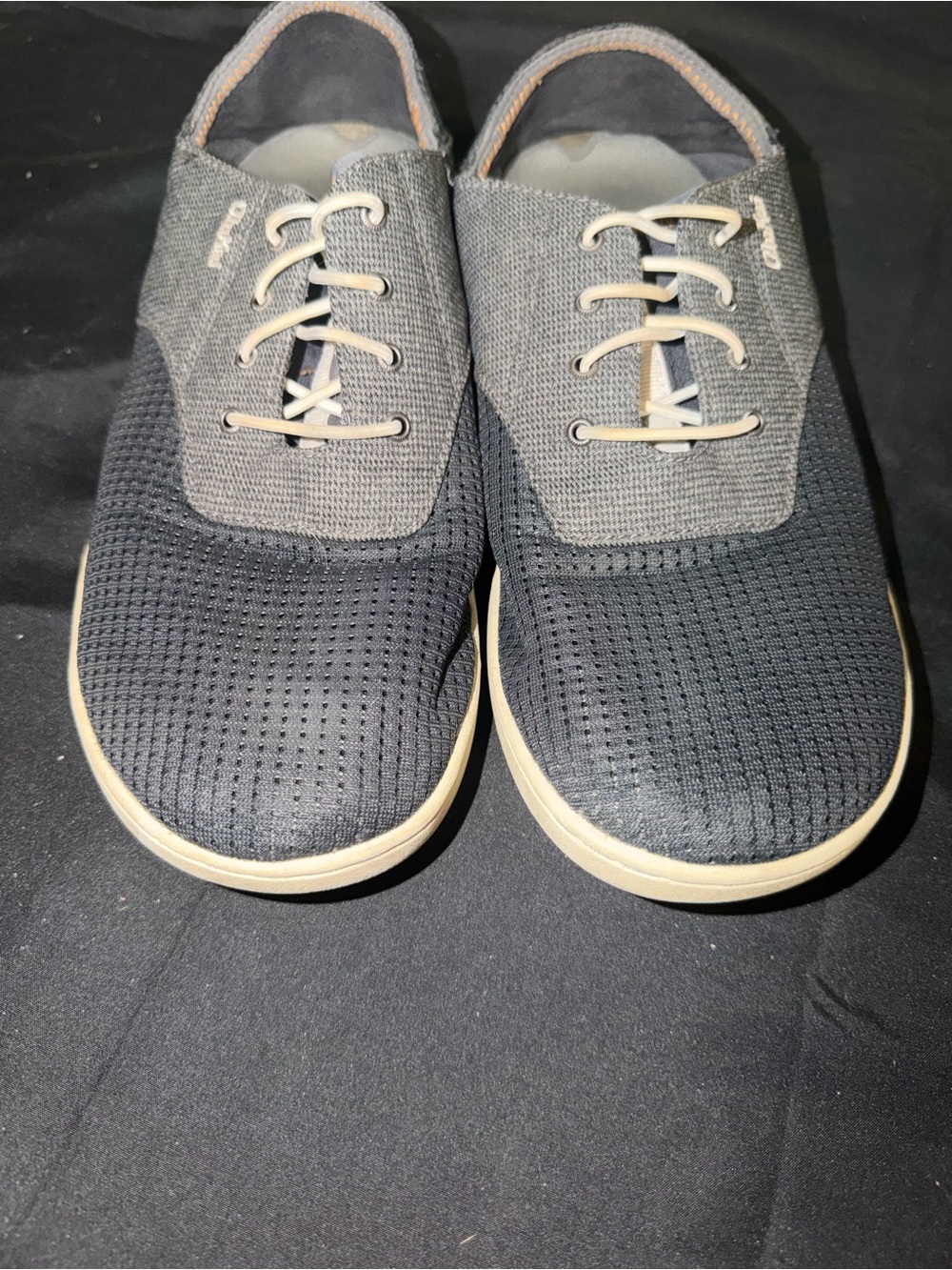 Olukai Nohea Moku Men's Boat Shoes, Charcoal Grey Comfort Shoes Mens 8